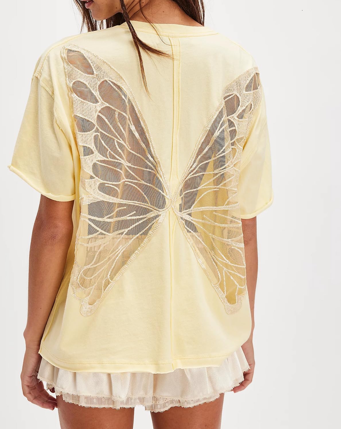 Women Butterfly Tee Shirt