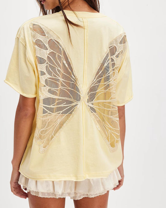 Women Butterfly Tee Shirt