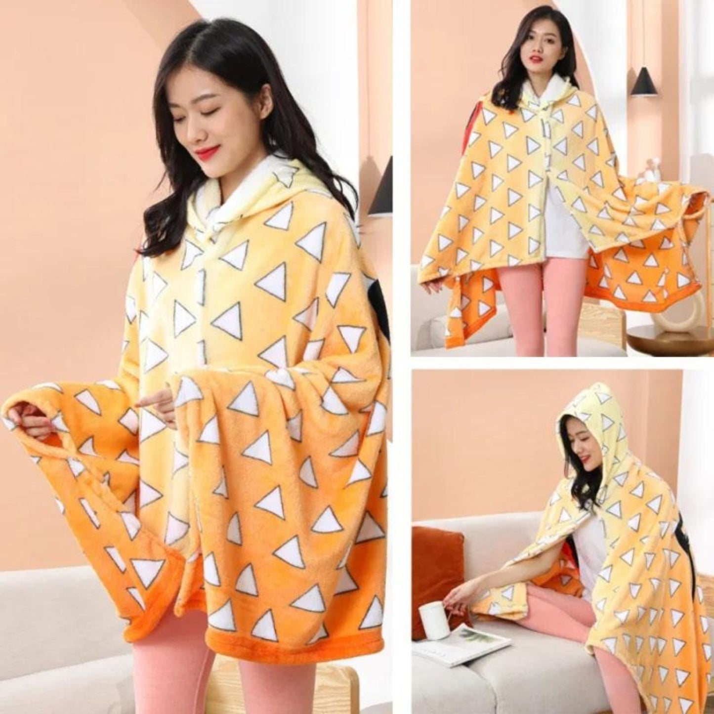 Demon Slayer Blanket Hoodie