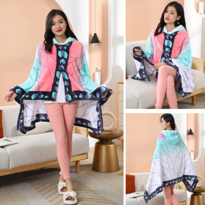 Demon Slayer Blanket Hoodie