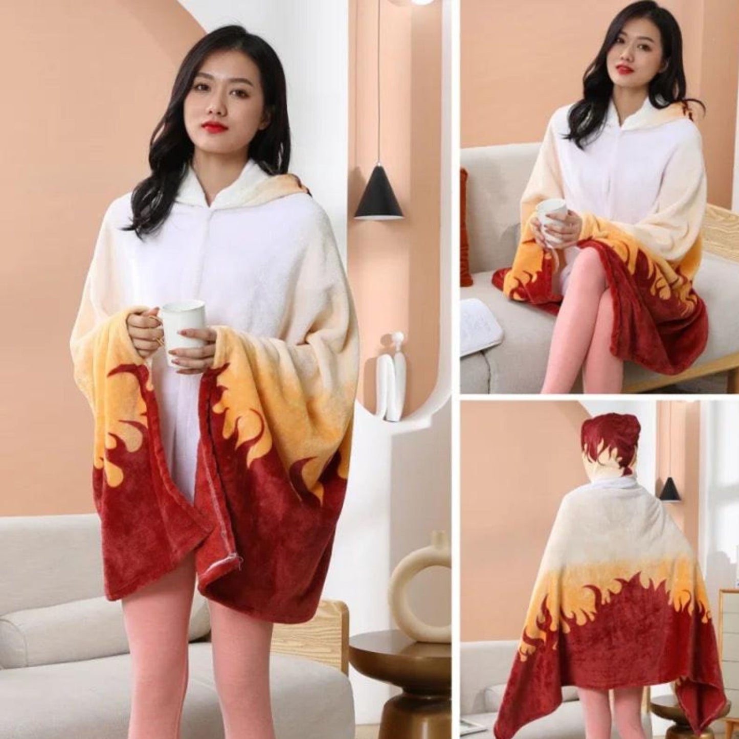 Demon Slayer Blanket Hoodie