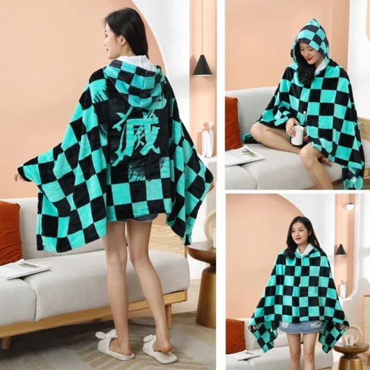Demon Slayer Blanket Hoodie