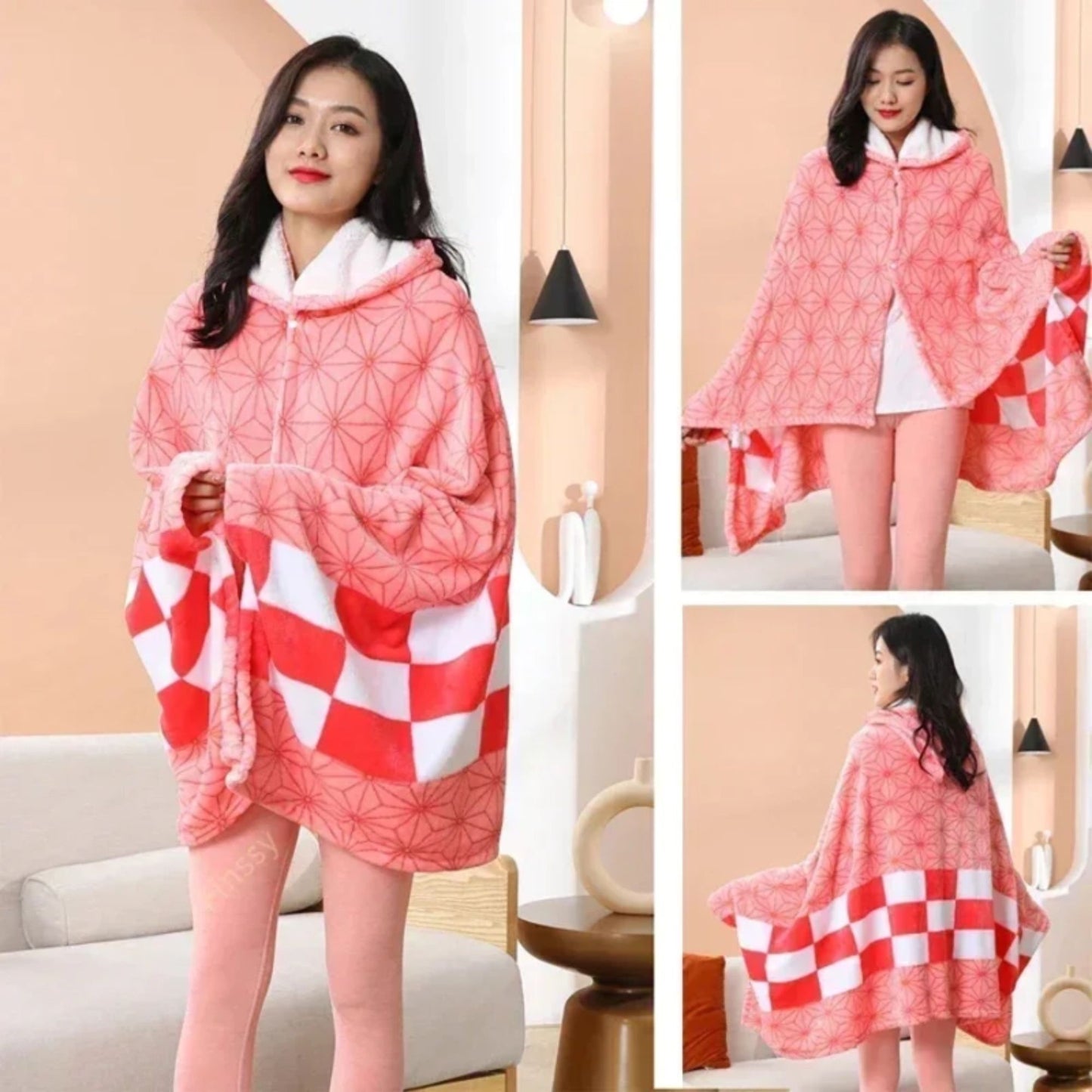 Demon Slayer Blanket Hoodie